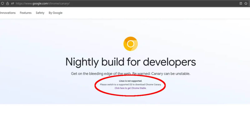 Testing experimental browser features on Linux – Is Linux supported?