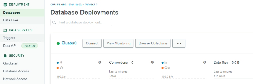 Mongo Database Deployments Setup