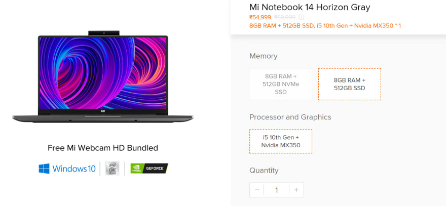 Mi Notebook 14 Horizon Do Not Buy Dev