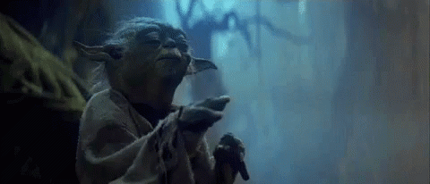 Yoda when he turn to the.. forest