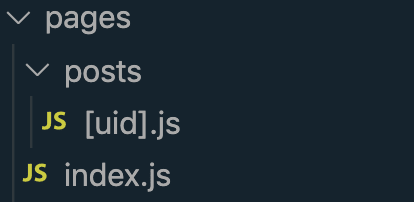 Folder structure
