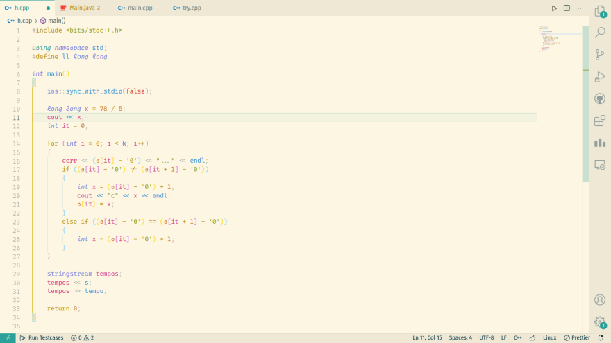 C++ & Teminal Preview