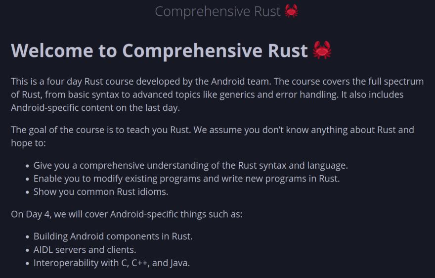 Learning Rust in 2023 - DEV Community