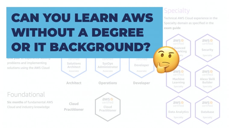 Learn AWS Without Degree?