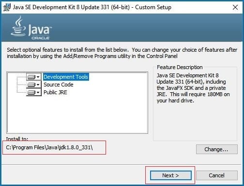 Java installation