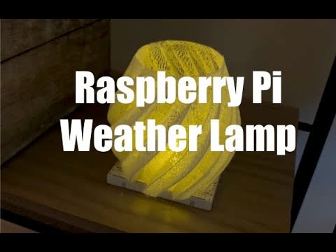 Weather Lamp Raspberry Pi Video