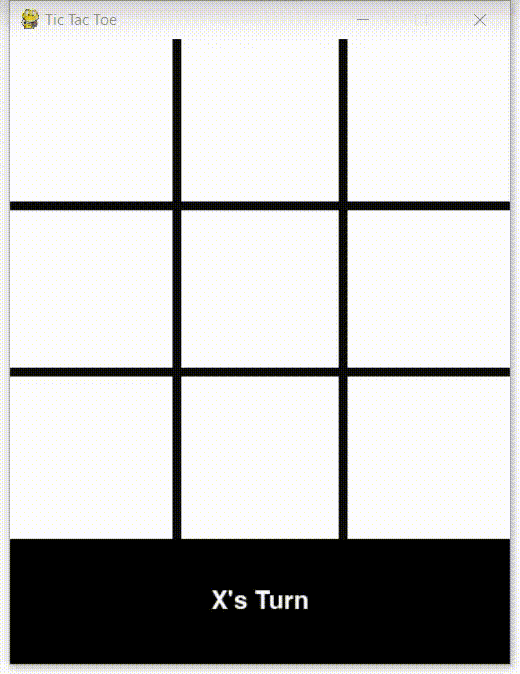 Tic Tac Toe game with GUI using tkinter in Python - GeeksforGeeks