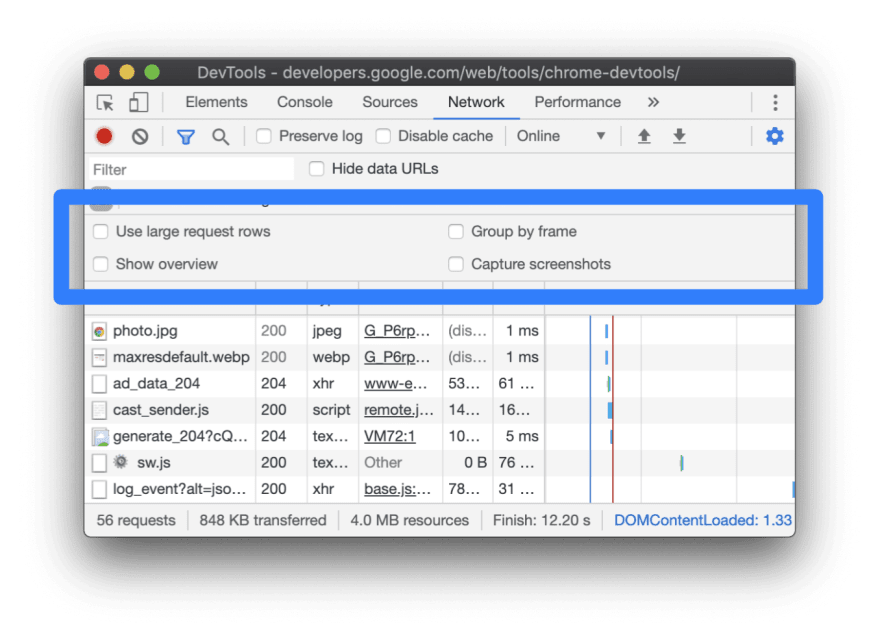 A new UI for network settings