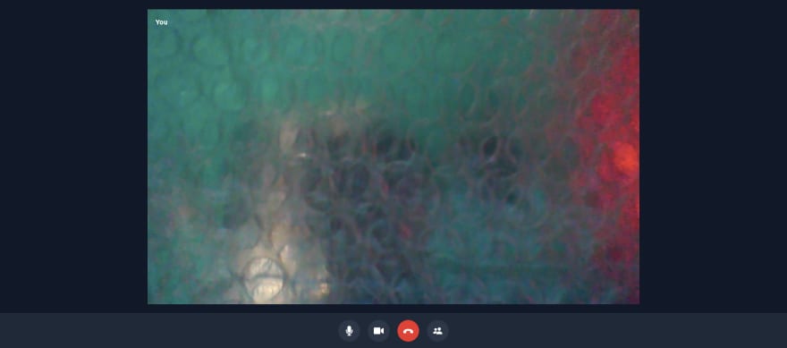 Desktop meeting screen