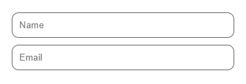 Input Field With Border Radius