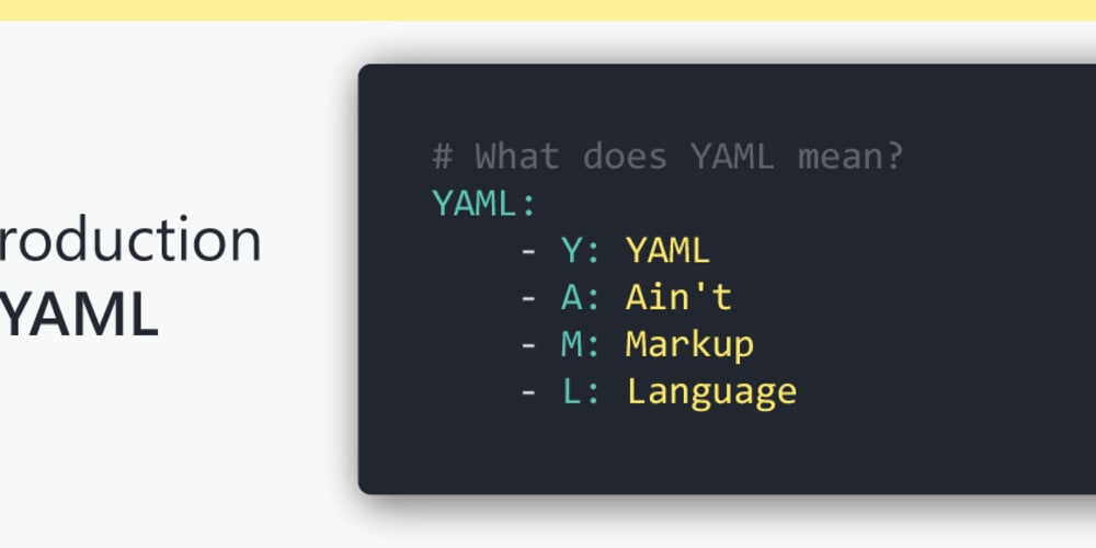  YAML: Human-Friendly but Less Common