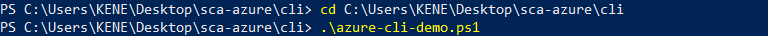 Run script