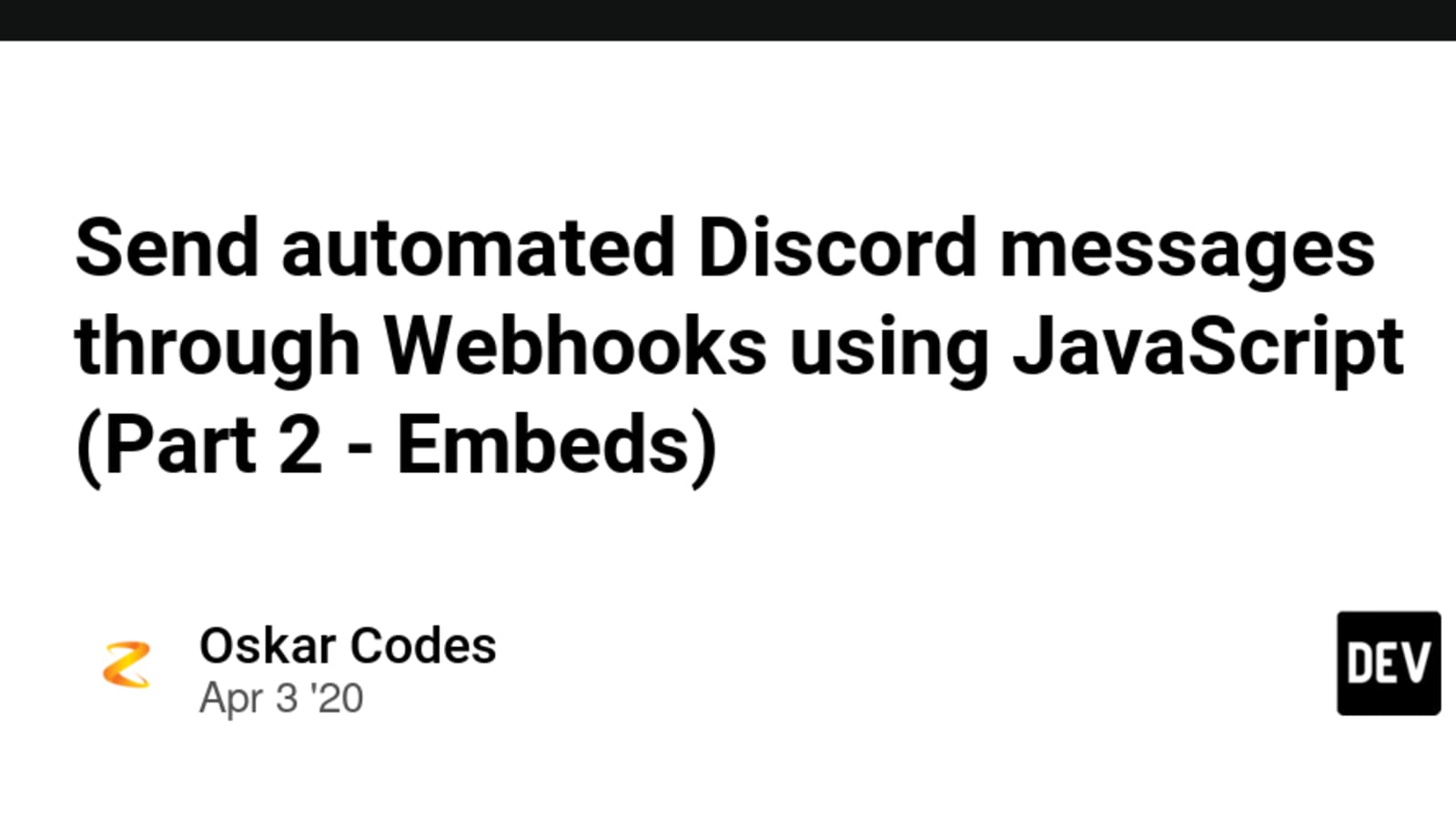 Is it possible to edit the content/ embed message of the discord webhook? -  Scripting Support - Developer Forum