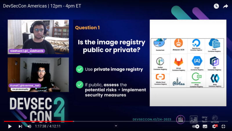 Is the image registry public or private?