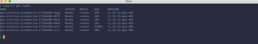 show on command the kubernetes context & namespace