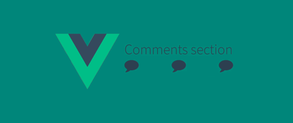Cover image for Simple comment section with vue components