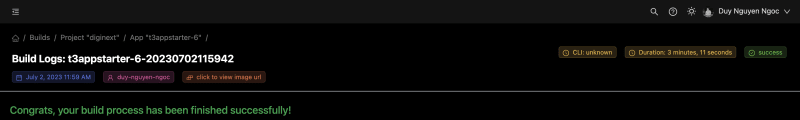 Diginext app build speed