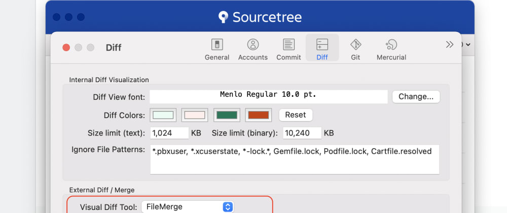 Cover image for How to fix - Sourcetree diff tool (FileMerge) doesn't launch on Mac