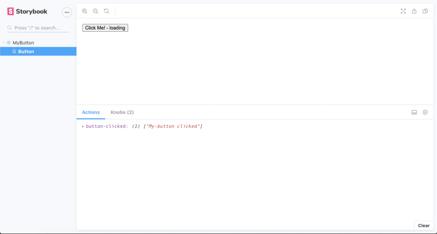 Example Storybook Actions Addon
