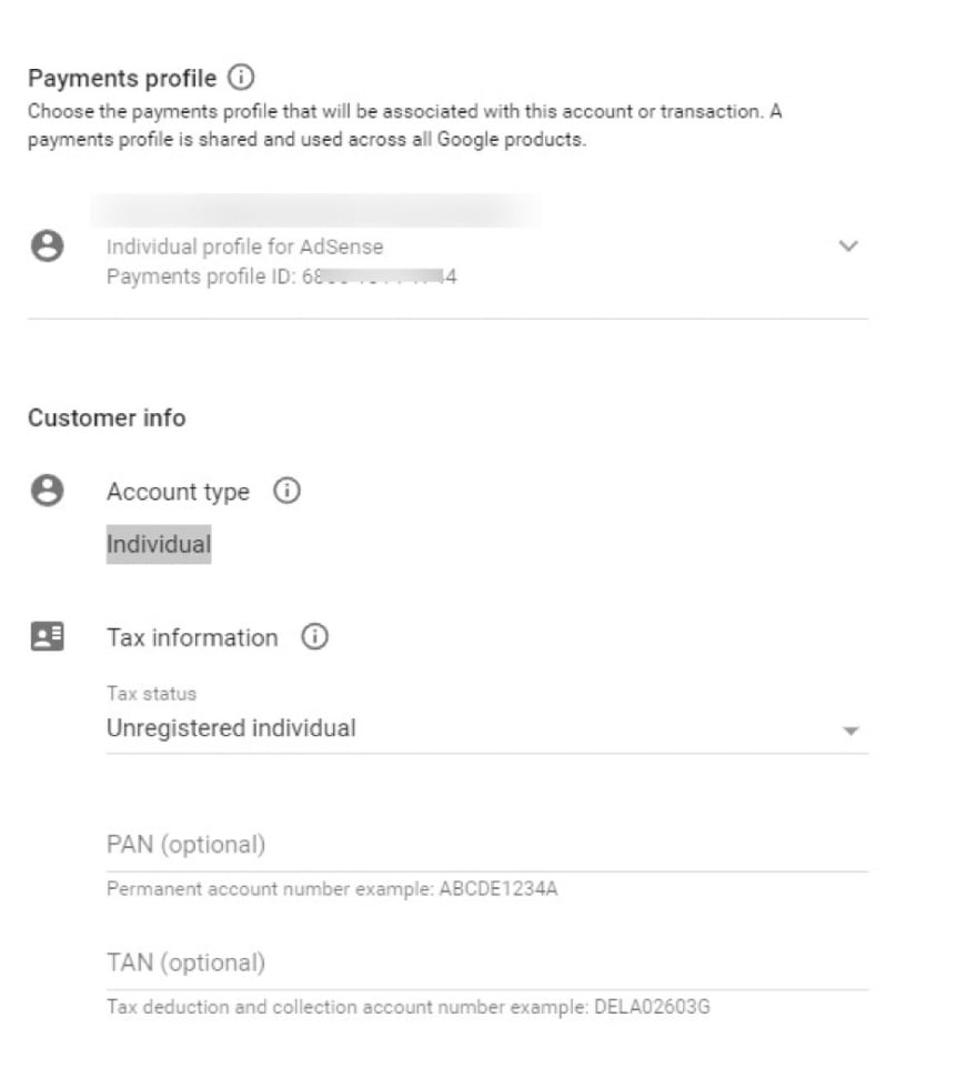 Payments-Profile