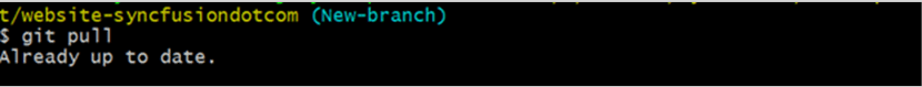 git pull Command