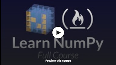 best free NumPy Course for Data Science