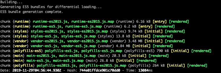 CLI bundle success