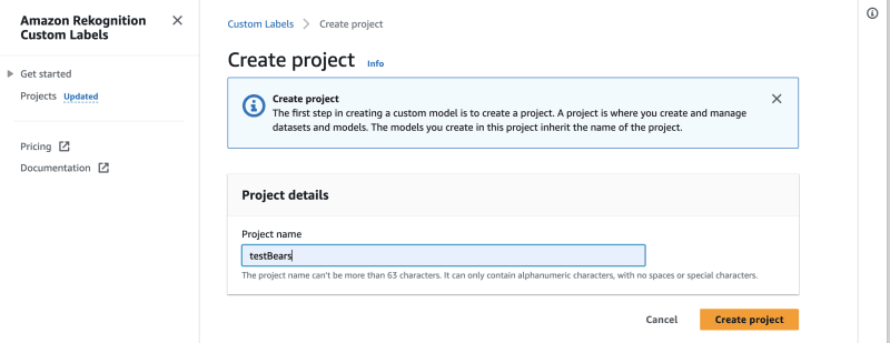 Create project