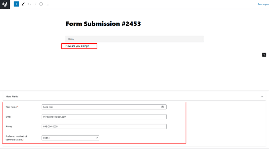 form submission example