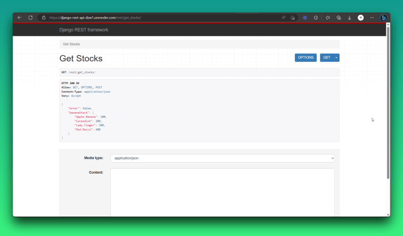 Deployed version of our live site