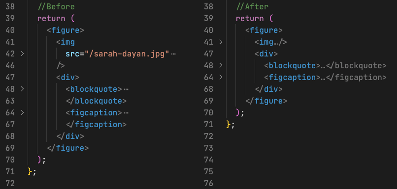 Including closing tags in folded ranges