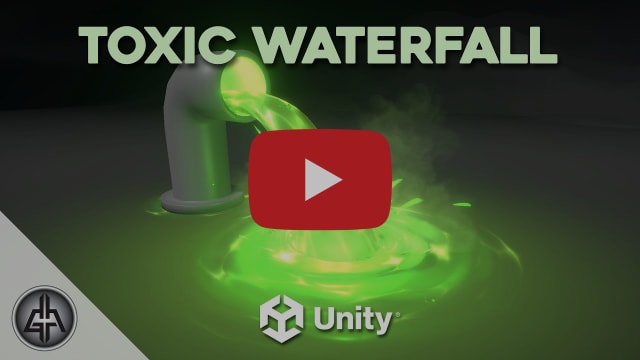 Unity Shader Graph - Toxic Waterfall Effect Tutorial