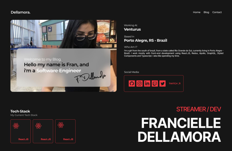 First version of dellamora's site