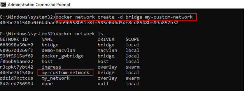 docker networking