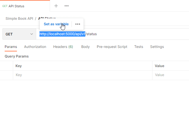 Postman - setting a new variable