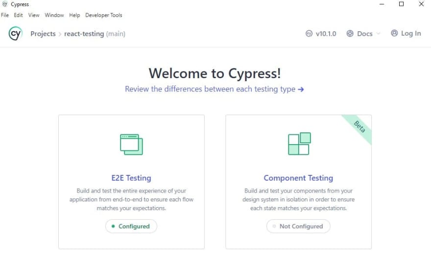 new cypress screen