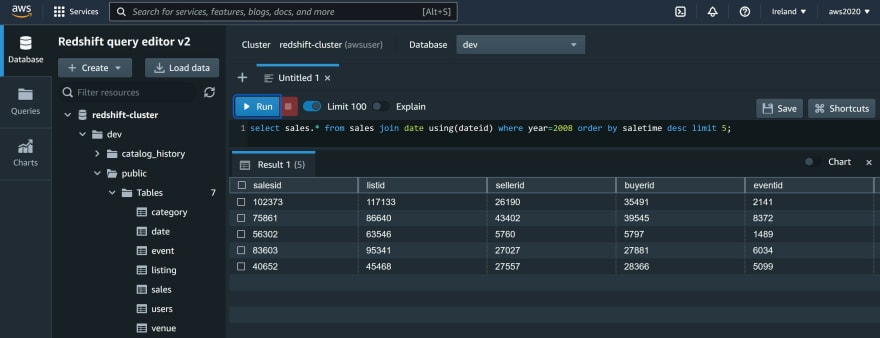 Query editor