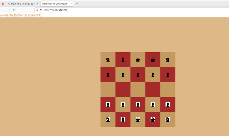 My Chess Static website