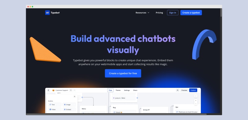 Typebot: Free Open Source Chatbot Builder