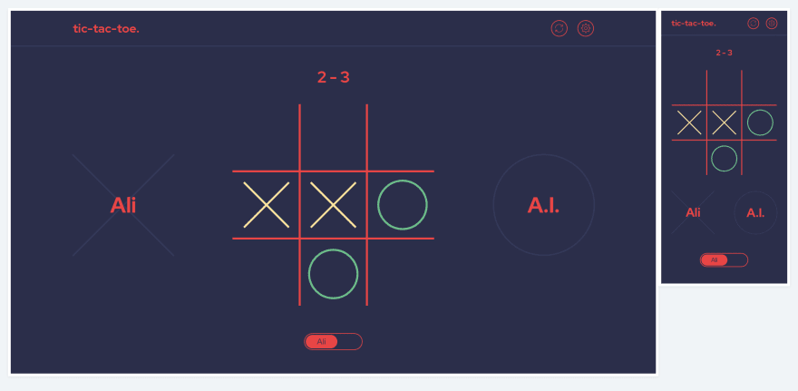 Design Tic-Tac-Toe Game