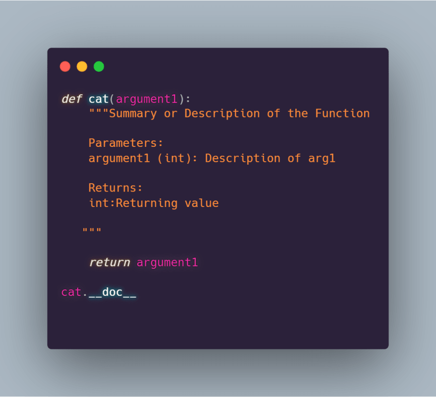 What Is A Python Docstring Dev Community