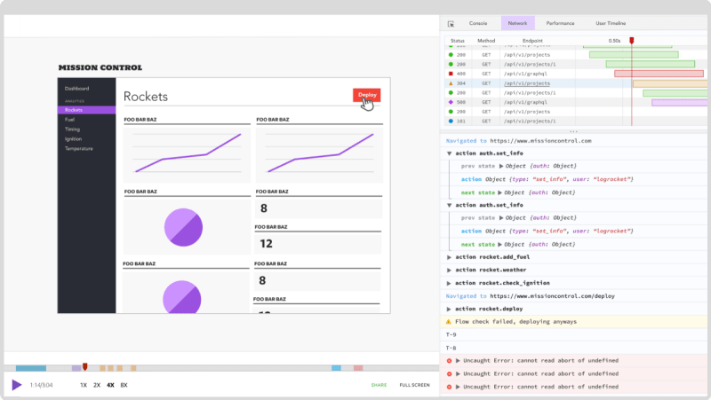 Sign up for LogRocket