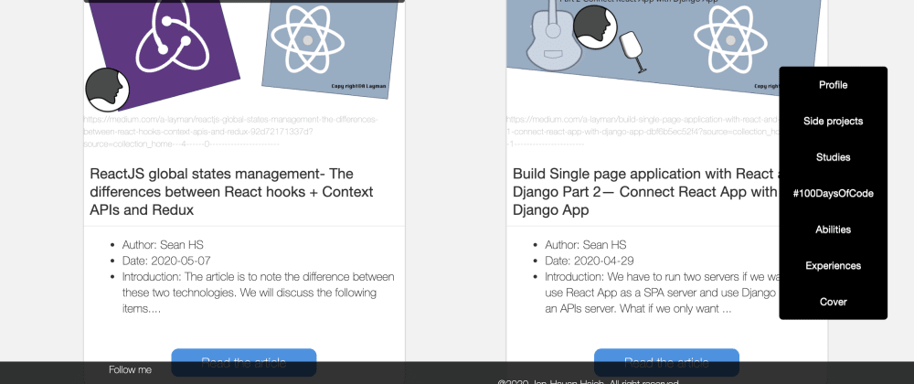 Cover image for Day 16 of #100DaysOfCode: Design a Layout for Articles with Bootstrap Card