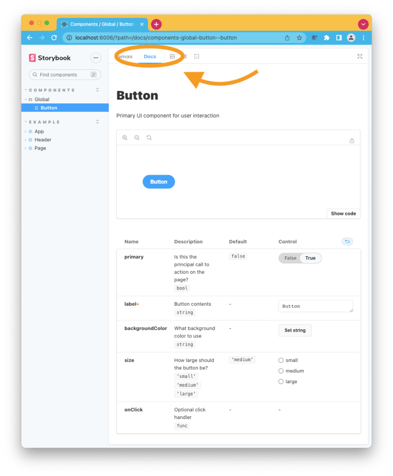 Basic generated docs