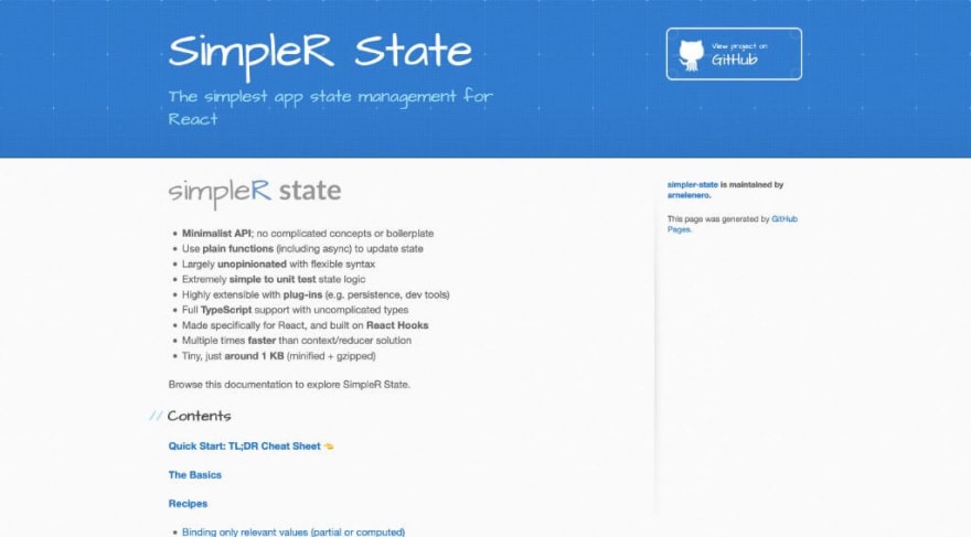 SimpleR State