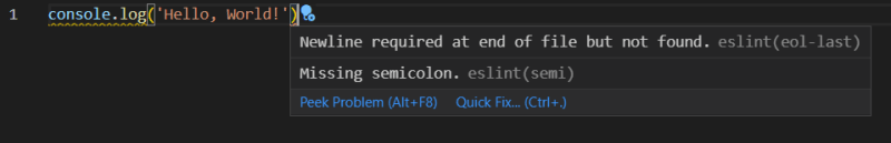 eslint-working