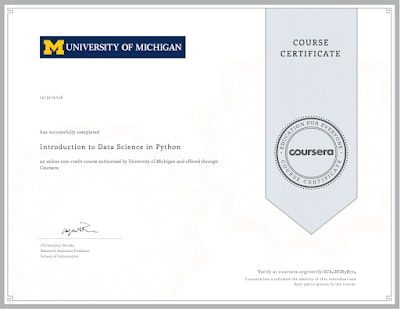 best Coursera course for Data Science