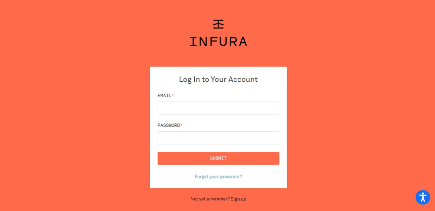 Login to your infuria account