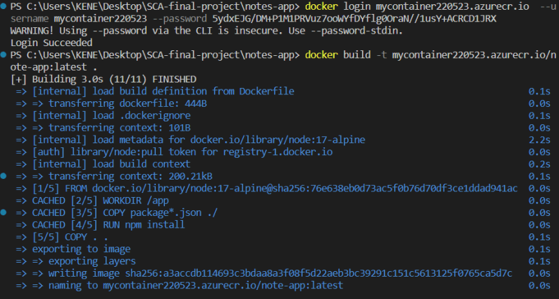 build image