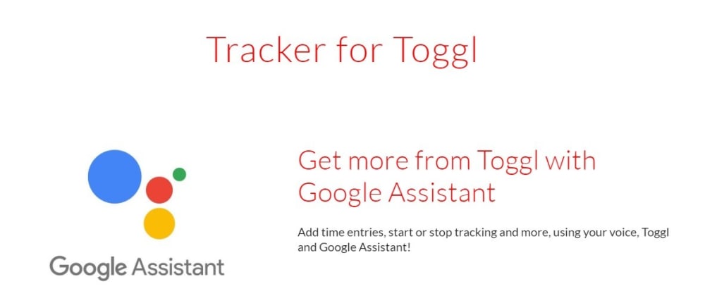 Track time you spent on your projects using your #Voice
